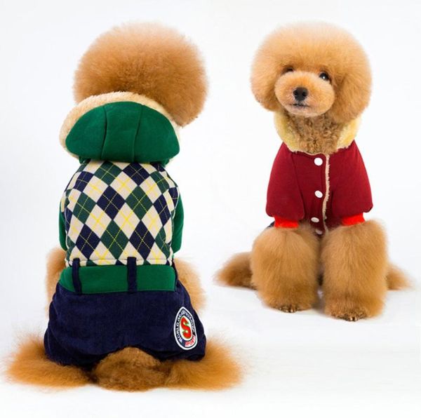 autumn and winter new pet dog clothes pet supplies dog cotton coat plus velvet thick four-legged teddy clothes
autumn and winter new pet dog clothes pet supplies dog cotton coat plus velvet thick four-legged teddy clothes