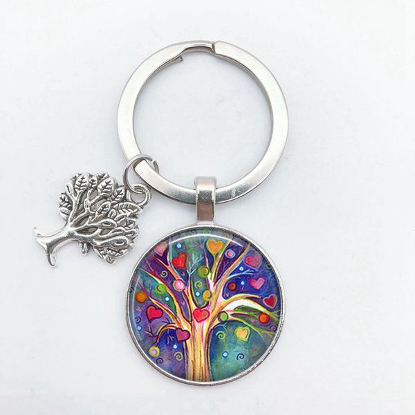 tree of life glass cabochon statement keychain and pendant jewelry vintage charm key ring steampunk jewelry for women's gifts, Silver
tree of life glass cabochon statement keychain and pendant jewelry vintage charm key ring steampunk jewelry for women's gifts, Silver