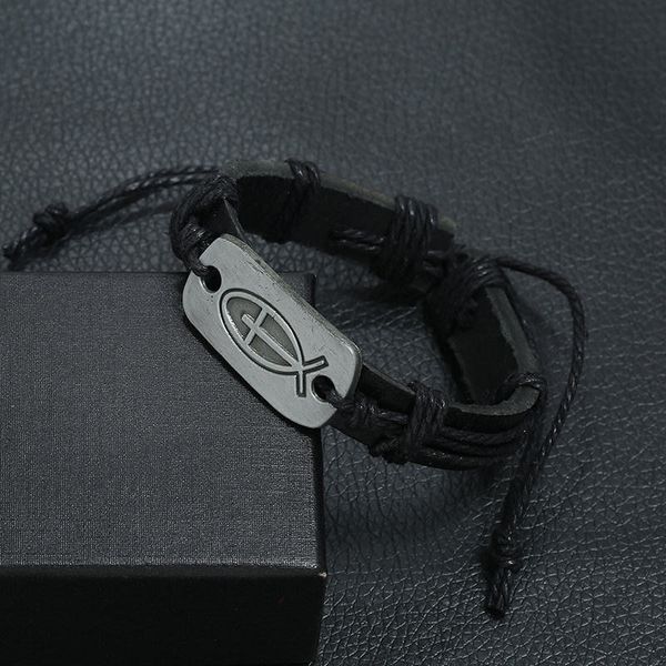 роскошная мода черная коровья кожа натуральная кожа веревка браслеты браслеты для женщин мужчин серебряный сплав христианский крест иисус di, Golden;silver
роскошная мода черная коровья кожа натуральная кожа веревка браслеты браслеты для женщин мужчин серебряный сплав христианский крест иисус di, Golden;silver