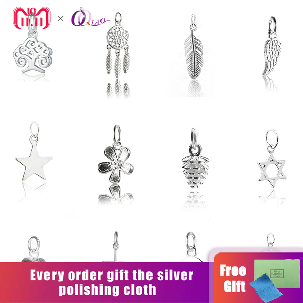 925 sterling silver pendant charms pendant for women silver jewelry making necklace bracelet earring diy 12 styles, Bronze;silver
925 sterling silver pendant charms pendant for women silver jewelry making necklace bracelet earring diy 12 styles, Bronze;silver