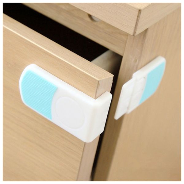 5x adhesive child baby safety cabinet door drawer cupboard fridge lock blue + white
5x adhesive child baby safety cabinet door drawer cupboard fridge lock blue + white