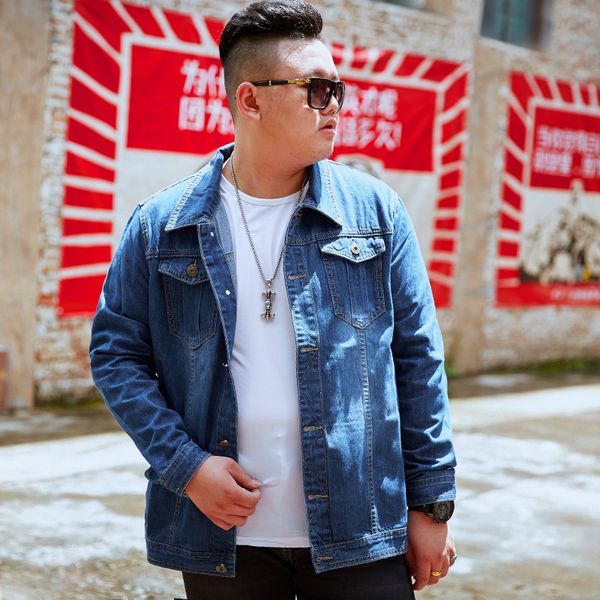2018 arrival mens denim jacket coat elastic fabric stretch loose fit big men black large size 8xl cowboy jacket bomber jackets, Black;brown
2018 arrival mens denim jacket coat elastic fabric stretch loose fit big men black large size 8xl cowboy jacket bomber jackets, Black;brown
