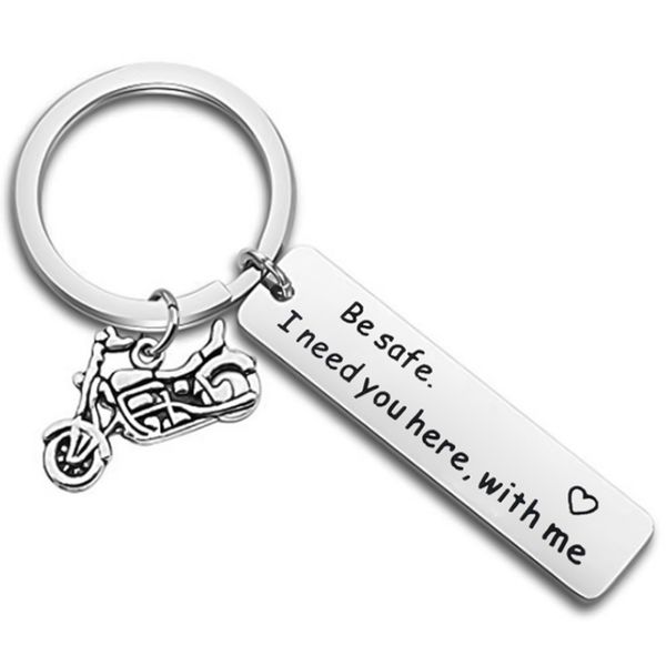 be safe fashion keyring gifts engraved keychain couples boyfriend girlfriend i need you here with me car accessories
be safe fashion keyring gifts engraved keychain couples boyfriend girlfriend i need you here with me car accessories