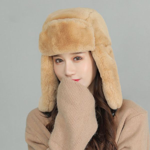 winter bomber hats women ushanka cap with ear flap thick warm russian windproof velvet hat ear protection solid 58 cm, Blue;gray
winter bomber hats women ushanka cap with ear flap thick warm russian windproof velvet hat ear protection solid 58 cm, Blue;gray