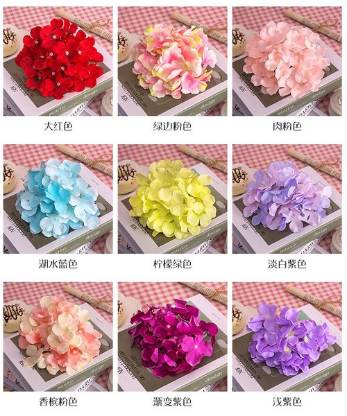 10pcs/lot 13-15cm silk hydrangea flower head wedding decoration artificial flowers white pink blue purple champagne fake flowers other festi
10pcs/lot 13-15cm silk hydrangea flower head wedding decoration artificial flowers white pink blue purple champagne fake flowers other festi