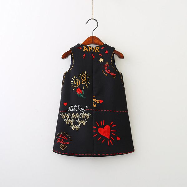 children designer dress girls brand princess dresses girls fashion print dress kids luxury summer skirts 2 colors 2020 new, Red;yellow
children designer dress girls brand princess dresses girls fashion print dress kids luxury summer skirts 2 colors 2020 new, Red;yellow