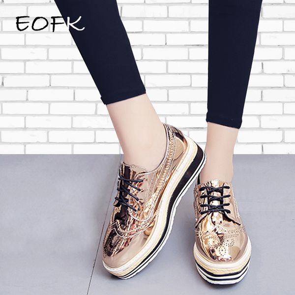 eofk women brogue shoes women's flat platform shoes woman patent leather new autumn ladies lacquered shoes women's casual flats y1, Black
eofk women brogue shoes women's flat platform shoes woman patent leather new autumn ladies lacquered shoes women's casual flats y1, Black