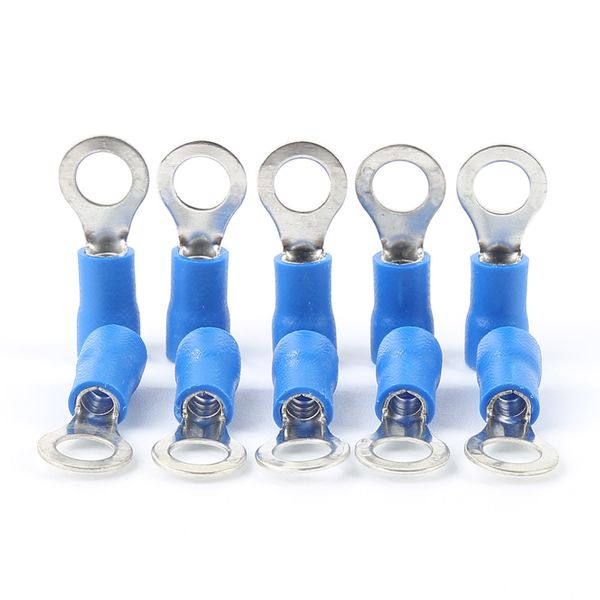 hlest 100pcs/set blue flat fully insulated spade electrical crimp connectors kit conectores de crimpagem ghmy
hlest 100pcs/set blue flat fully insulated spade electrical crimp connectors kit conectores de crimpagem ghmy
