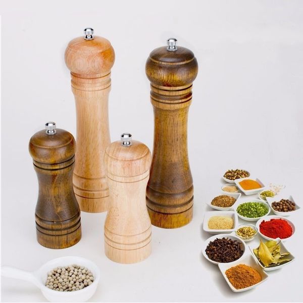 pepper spice mill grinder set classical oak wood handheld seasoning mills grinder ceramic grinding core bbq tools set adjustabl
pepper spice mill grinder set classical oak wood handheld seasoning mills grinder ceramic grinding core bbq tools set adjustabl