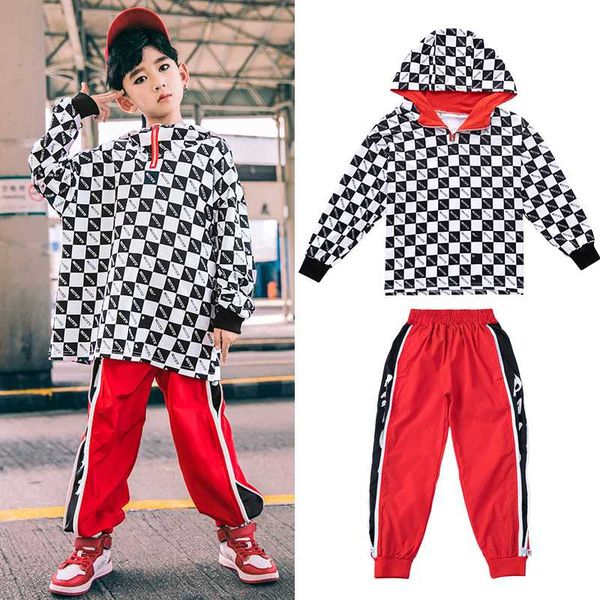kids jazz dance costumes boys hip hop clothing hooded jacket red pants show dance costumes stage wear festival outfit sl2123, Black;red
kids jazz dance costumes boys hip hop clothing hooded jacket red pants show dance costumes stage wear festival outfit sl2123, Black;red