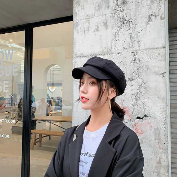 fashion newsboy hats winter beret women's warm hat visor casual autumn classic england french style, Blue;gray
fashion newsboy hats winter beret women's warm hat visor casual autumn classic england french style, Blue;gray