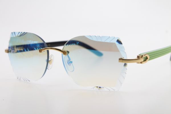 new adumbral t8200761 black mix green aztec arms sunglasses rimless carved blue mirror half frame sunglasses, White;black
new adumbral t8200761 black mix green aztec arms sunglasses rimless carved blue mirror half frame sunglasses, White;black