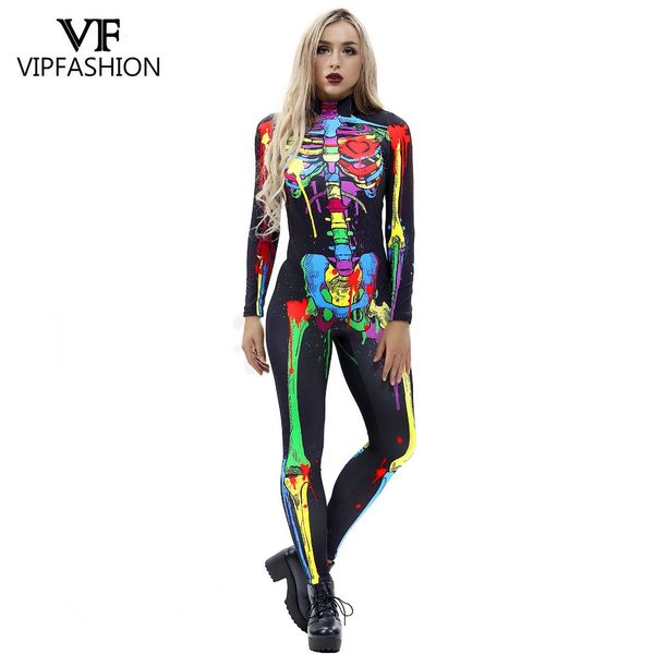 vip fashion new cosplay bodysuit colorful skeleton printed wicked women's halloween costumes queen of halloween jumpsuit, Black;red
vip fashion new cosplay bodysuit colorful skeleton printed wicked women's halloween costumes queen of halloween jumpsuit, Black;red
