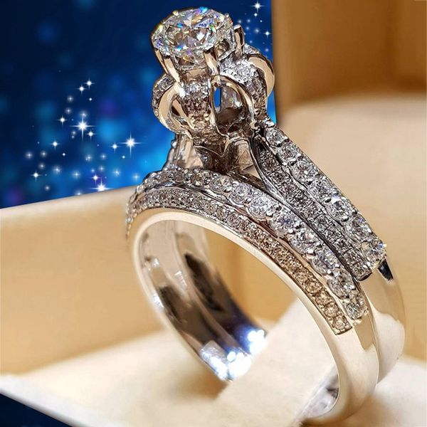 fashion cz stone luxury female bridal wedding ring for women engagement rings gift, Slivery;golden
fashion cz stone luxury female bridal wedding ring for women engagement rings gift, Slivery;golden