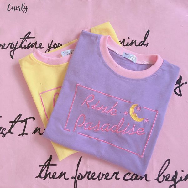 kawaii tee moon tshirt south korea ulzzang harajuku japanese wild sweet crew neck sister moon embroidery fight students girls t shirt, White
kawaii tee moon tshirt south korea ulzzang harajuku japanese wild sweet crew neck sister moon embroidery fight students girls t shirt, White