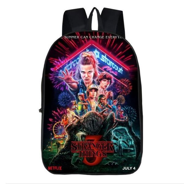 stranger things 3 мужчины женщины путешествия рюкзак студент мальчики девочки рюкзак мода красочные pattern школьная сумка для подростков бе
stranger things 3 мужчины женщины путешествия рюкзак студент мальчики девочки рюкзак мода красочные pattern школьная сумка для подростков бе