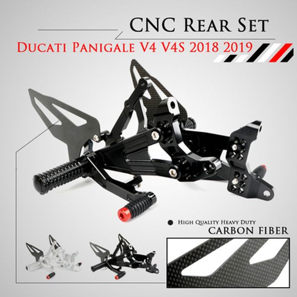 motorcycle cnc adjustable footrests rearset rear sets for panigale v4 v4s 2018 2019
motorcycle cnc adjustable footrests rearset rear sets for panigale v4 v4s 2018 2019
