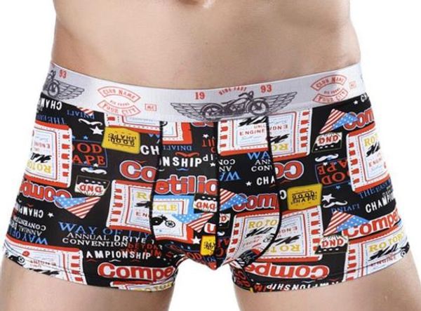 designer mens boxers printed silk underwears summer fashion clothing underpants, Black;white
designer mens boxers printed silk underwears summer fashion clothing underpants, Black;white