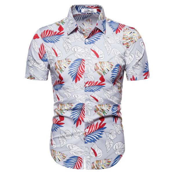 2020 summer short sleeve shirt mens casual flower beach hawaiian shirts slim fit floral shirts men, White;black
2020 summer short sleeve shirt mens casual flower beach hawaiian shirts slim fit floral shirts men, White;black
