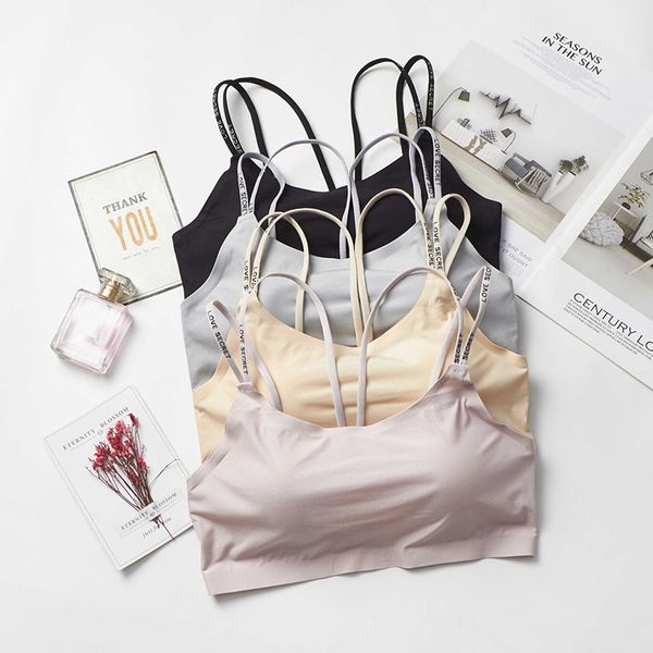 solid color sports active brasseire for women breathable ice silk women camisoles for padded wire bralette 2019, Black;white
solid color sports active brasseire for women breathable ice silk women camisoles for padded wire bralette 2019, Black;white