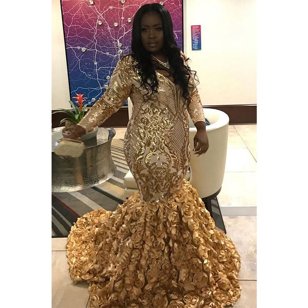 luxury gold sequins lace flowers evening dress long sleeves v-neck women plus size prom gown, White;black
luxury gold sequins lace flowers evening dress long sleeves v-neck women plus size prom gown, White;black