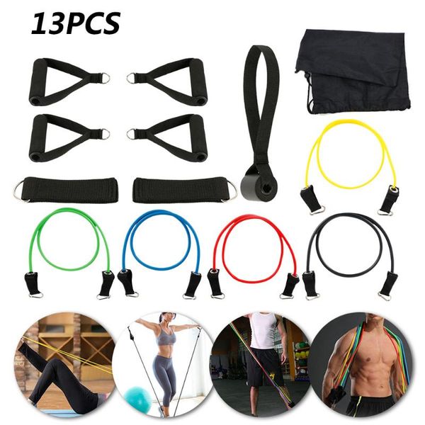 11/13pcs fitness pull rope resistance bands set strength gym equipment home elastic exercises body fitness workout equipment
11/13pcs fitness pull rope resistance bands set strength gym equipment home elastic exercises body fitness workout equipment