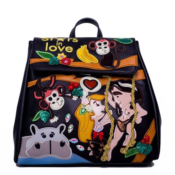 student backpack 3d handmade embroidery women handbags creative travel shopping bag fashion school bags
student backpack 3d handmade embroidery women handbags creative travel shopping bag fashion school bags
