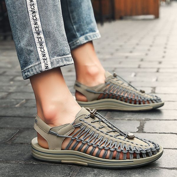 sandals 2021 summer big size men fashion quality weaving design breathable casual beach shoes outdoor for, Black
sandals 2021 summer big size men fashion quality weaving design breathable casual beach shoes outdoor for, Black