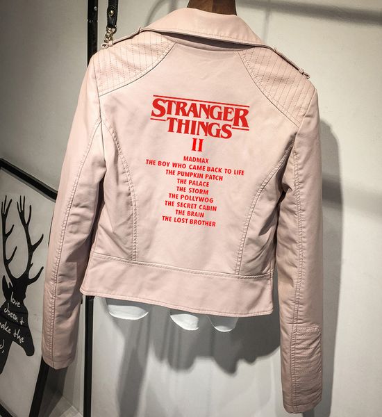 frdun steanger things 3 pu leather jacket zipper outerwear jacket new 2018 winter and autumn coat women new fashion color, Black;brown
frdun steanger things 3 pu leather jacket zipper outerwear jacket new 2018 winter and autumn coat women new fashion color, Black;brown