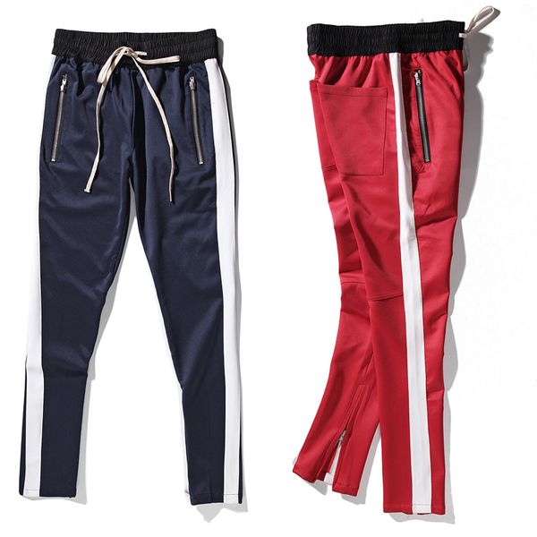2017 new leg zipper fitness pants men casual trousers fashion fitted zipper hiphop men/women black/blue/red
2017 new leg zipper fitness pants men casual trousers fashion fitted zipper hiphop men/women black/blue/red