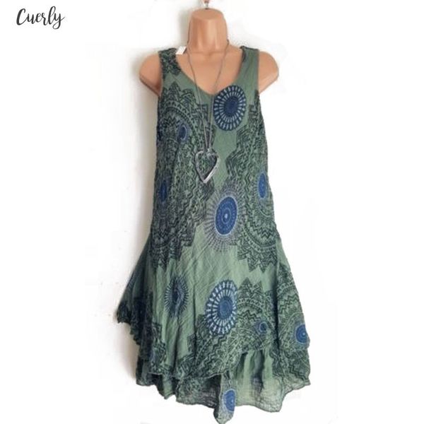 bohemian style new soft sleeveless printing a line dress for women boho loose causal dress plus size beach sundress, Black;gray
bohemian style new soft sleeveless printing a line dress for women boho loose causal dress plus size beach sundress, Black;gray