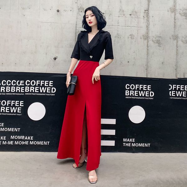 сексуальная леди черно-красный высокий сплит cheongsam элегантный отложной воротник формальное вечернее платье 2019 новый тонкий v-образным, Red
сексуальная леди черно-красный высокий сплит cheongsam элегантный отложной воротник формальное вечернее платье 2019 новый тонкий v-образным, Red