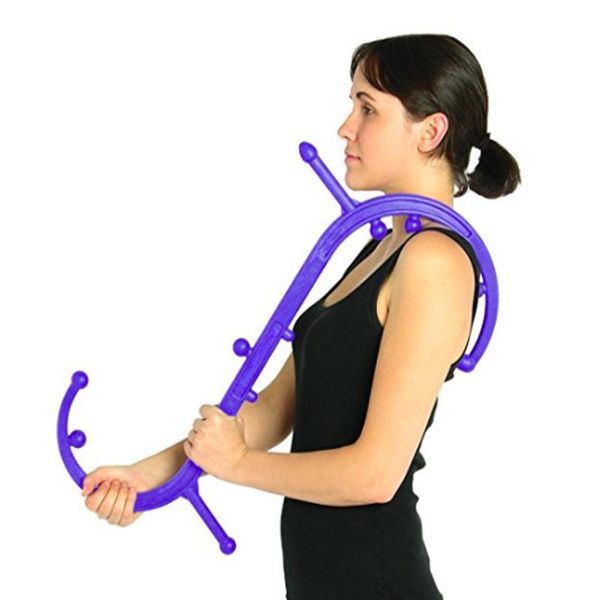 s-shaped trigger point massage stick full body relief handheld massage stick double hook cane muscle relief
s-shaped trigger point massage stick full body relief handheld massage stick double hook cane muscle relief