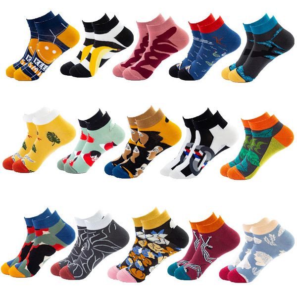 summer trendy happy socks men cotton boat man socks interest funny originality series harajuku ankle sock animal fruit, Black
summer trendy happy socks men cotton boat man socks interest funny originality series harajuku ankle sock animal fruit, Black