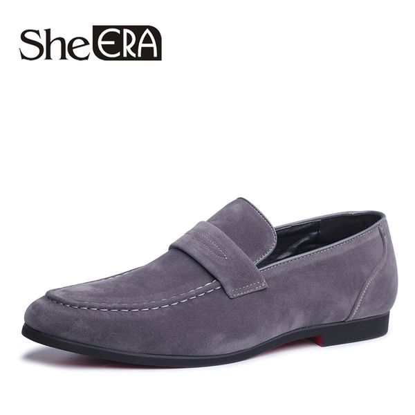 she era fashion faux suede leather shoes men's flat loafers retro slip-on breathable anti-skid shoes comfortable men, Black
she era fashion faux suede leather shoes men's flat loafers retro slip-on breathable anti-skid shoes comfortable men, Black