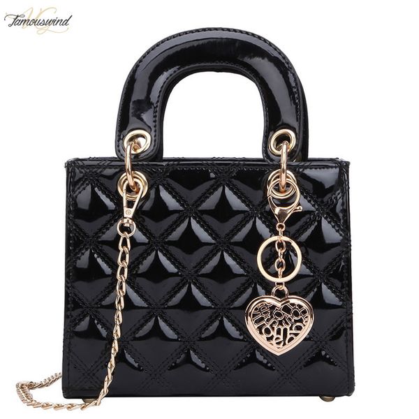 brand tote bag 2020 fashion new patent leather womens designer handbag lingge shoulder messenger bag
brand tote bag 2020 fashion new patent leather womens designer handbag lingge shoulder messenger bag