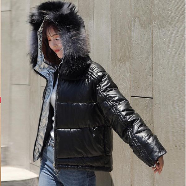 winter jacket women snow waterproof down cotton coat female new short padded coats parka thicken faux fur hooded outerwear, Black
winter jacket women snow waterproof down cotton coat female new short padded coats parka thicken faux fur hooded outerwear, Black