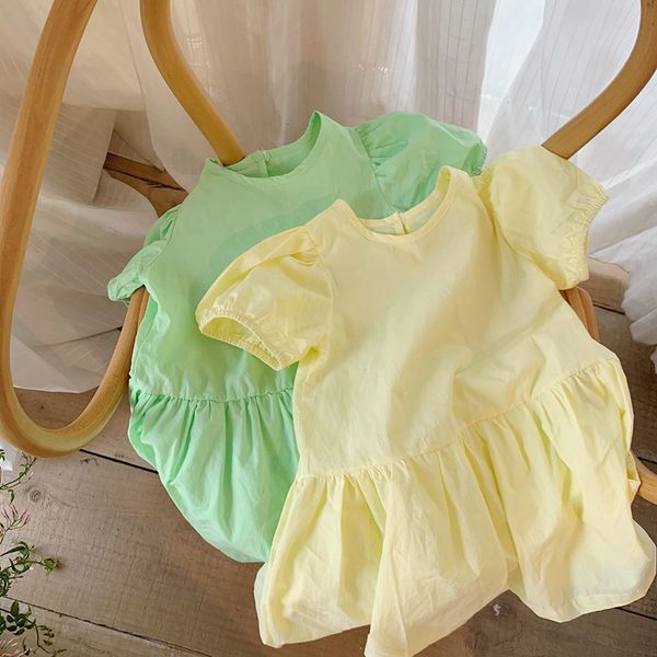 toddler kids dress for girls korean version summer thin solid color cotton short-sleeved dress new child girls clothes, Red;yellow
toddler kids dress for girls korean version summer thin solid color cotton short-sleeved dress new child girls clothes, Red;yellow