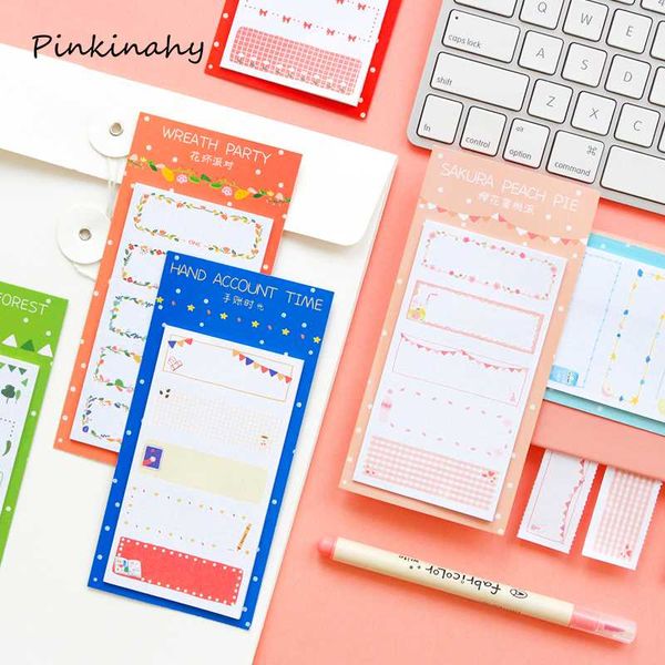 

honey peach forest party memo pad n times sticky notes memo notepad bookmark gift stationery bq017