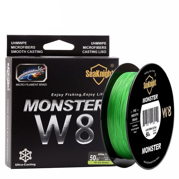 seaknight 500m monster w8 braided fishing line 8 strands japan pe fishing line multifilament braided 20 30 40 50 80 100lb
seaknight 500m monster w8 braided fishing line 8 strands japan pe fishing line multifilament braided 20 30 40 50 80 100lb