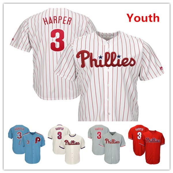 bryce harper youth jersey red