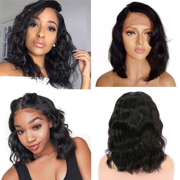 9a pre plucked full lace bob wig with baby hair body wave brazilian virgin short lace front human hair wigs for black women, Black;brown
9a pre plucked full lace bob wig with baby hair body wave brazilian virgin short lace front human hair wigs for black women, Black;brown