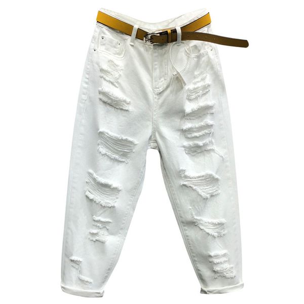 casual white jeans woman summer hole ripped jeans women vaqueros mujer denim harem pants women loose lady femme c5599, Blue
casual white jeans woman summer hole ripped jeans women vaqueros mujer denim harem pants women loose lady femme c5599, Blue