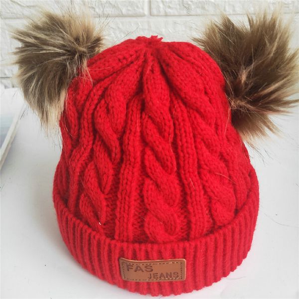 baby knitted wool hats faux fur ball pom crochet caps winter warm infant kids boys girls beanie cap hair accessories 9 colors, Yellow
baby knitted wool hats faux fur ball pom crochet caps winter warm infant kids boys girls beanie cap hair accessories 9 colors, Yellow
