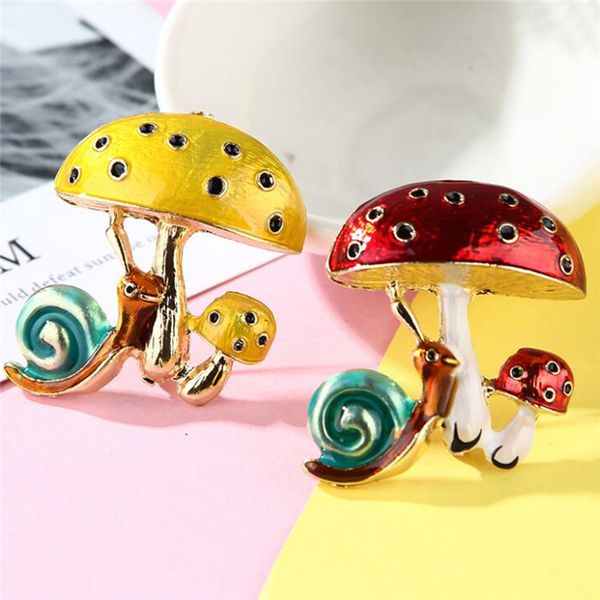 creative all-match brooch pastoral fresh cute atmospheric personality brooches mushroom snail brooch clothes accessories, Gray
creative all-match brooch pastoral fresh cute atmospheric personality brooches mushroom snail brooch clothes accessories, Gray