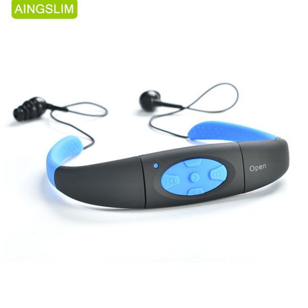 aingslim ipx8 waterproof 8gb underwater sport mp3 music player neckband radio stereo audio earphone with fm for diving swimming
aingslim ipx8 waterproof 8gb underwater sport mp3 music player neckband radio stereo audio earphone with fm for diving swimming