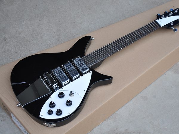 wholesale black 6 strings electric guitar with white pickguard,iron tailpiece,3 pickups,5 knobs,21 frets 0419
wholesale black 6 strings electric guitar with white pickguard,iron tailpiece,3 pickups,5 knobs,21 frets 0419