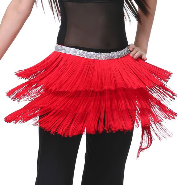 12 colors belly dance clothes 3 layers wrap hip scarf adjustable fit tassel women belly dance tassel belt, Black;red
12 colors belly dance clothes 3 layers wrap hip scarf adjustable fit tassel women belly dance tassel belt, Black;red