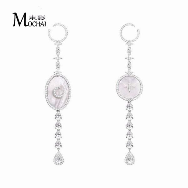 new earrings set diamonds stars and moon earrings asymmetrical long section drop mother-of-pearl wholesale jewelry zk40, Golden;silver
new earrings set diamonds stars and moon earrings asymmetrical long section drop mother-of-pearl wholesale jewelry zk40, Golden;silver