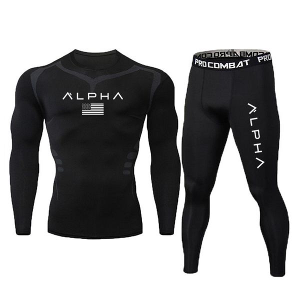 men t shirts pants 2pic set sport long sleeve t-shirt men's compression shirts fitness bodybuilding clothes rashguard sport suit, Black;blue
men t shirts pants 2pic set sport long sleeve t-shirt men's compression shirts fitness bodybuilding clothes rashguard sport suit, Black;blue